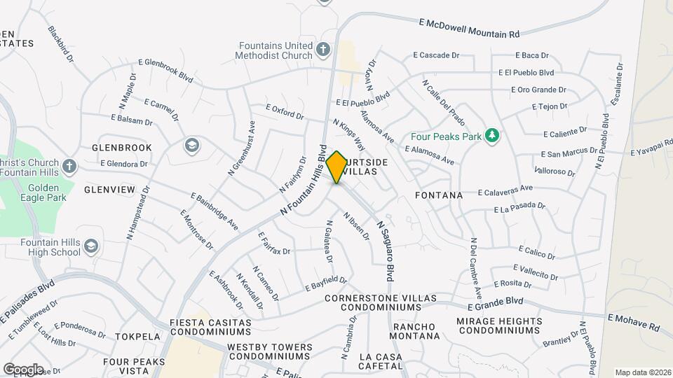 14612 N Saguaro Blvd, Unit A Map and Location Details