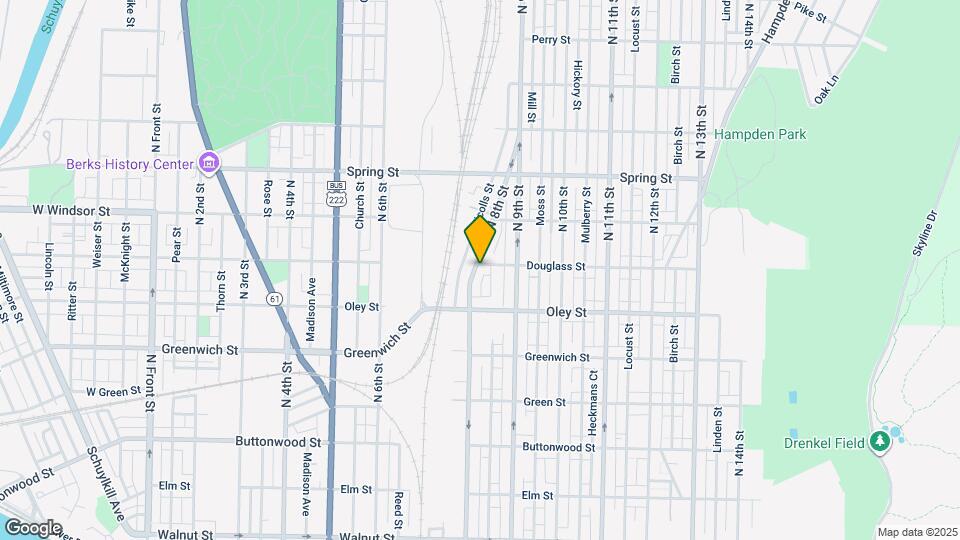 767 N 8th St Map and Location Details