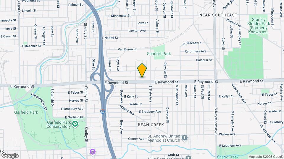 1622 E Raymond St Map and Location Details