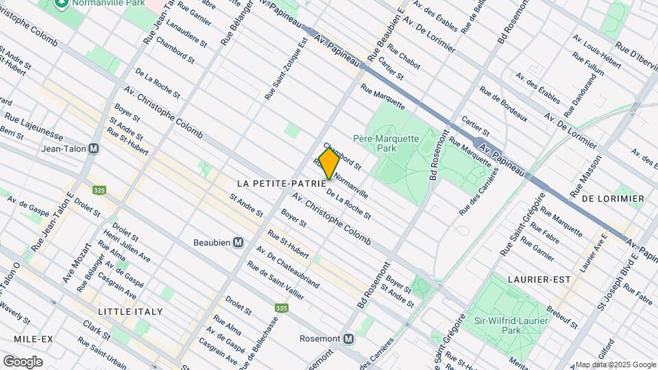 6305 De La Roche Map and Location Details