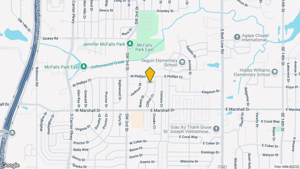 1617 Brent St Map and Location Details