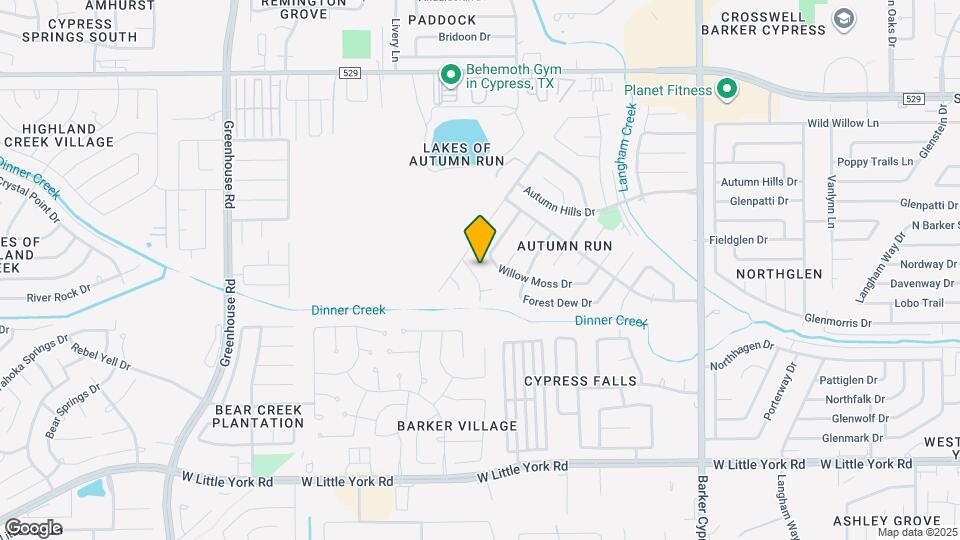 18610 Willow Cove Dr Map and Location Details