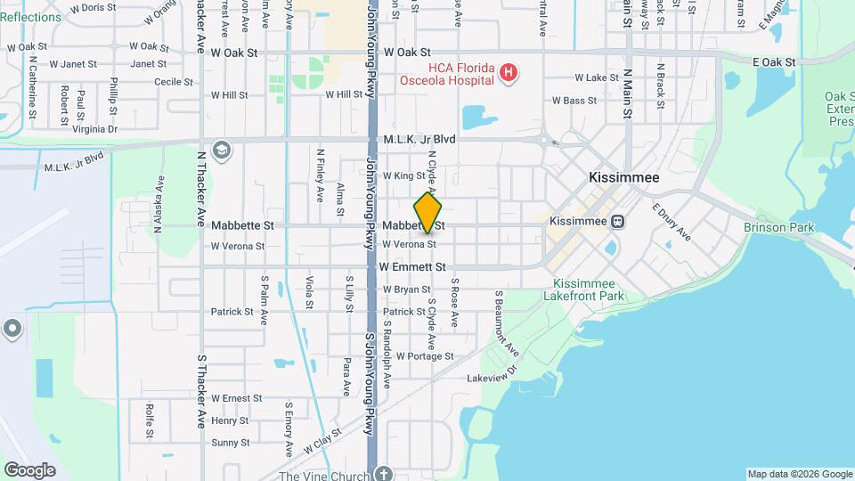 104 N Clyde Ave Map and Location Details