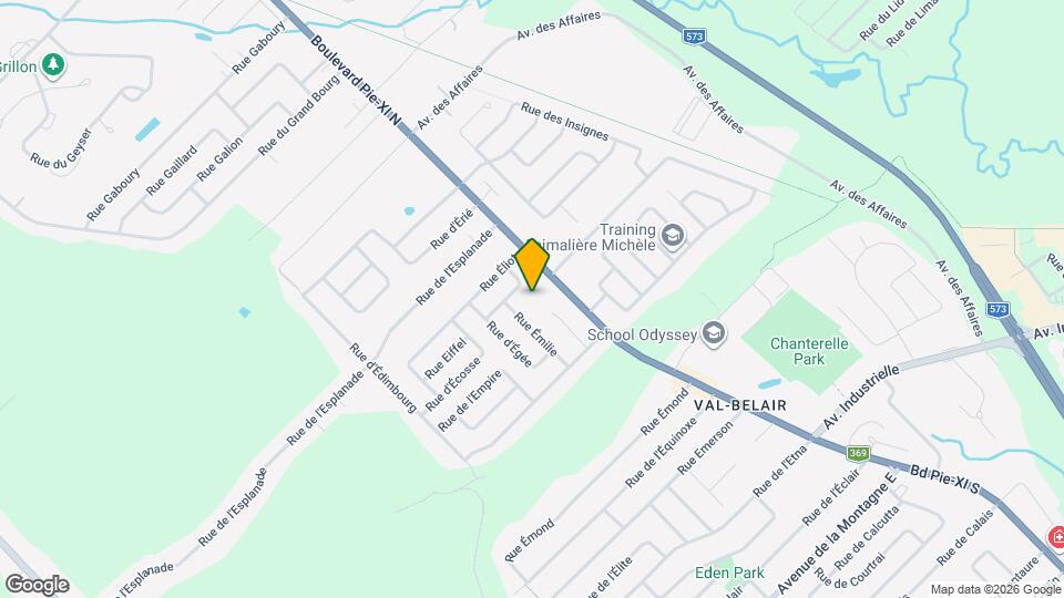 1253 Pie-XI Boul N Map and Location Details