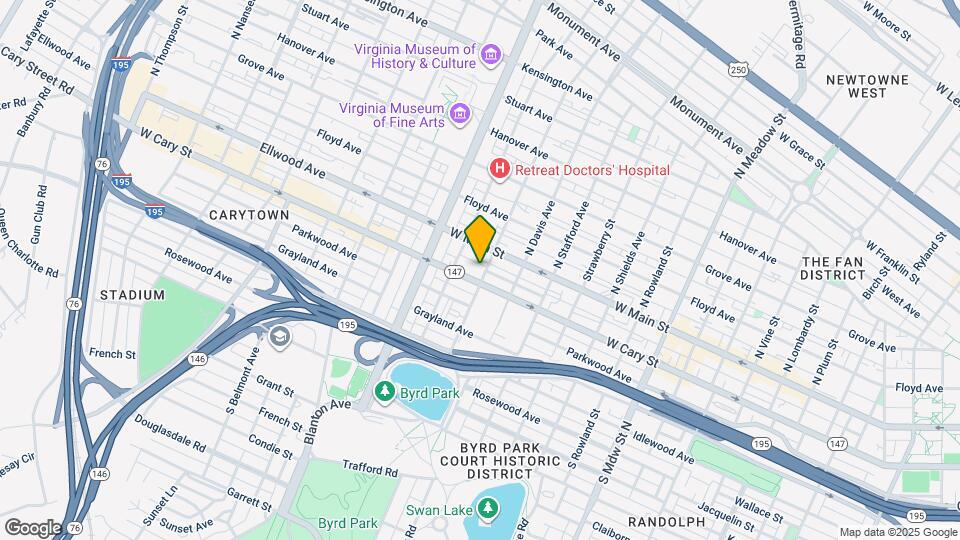 10 S Robinson St, Unit A Map and Location Details