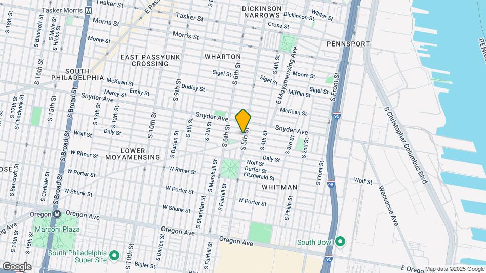 2130 S 5th St Map and Location Details