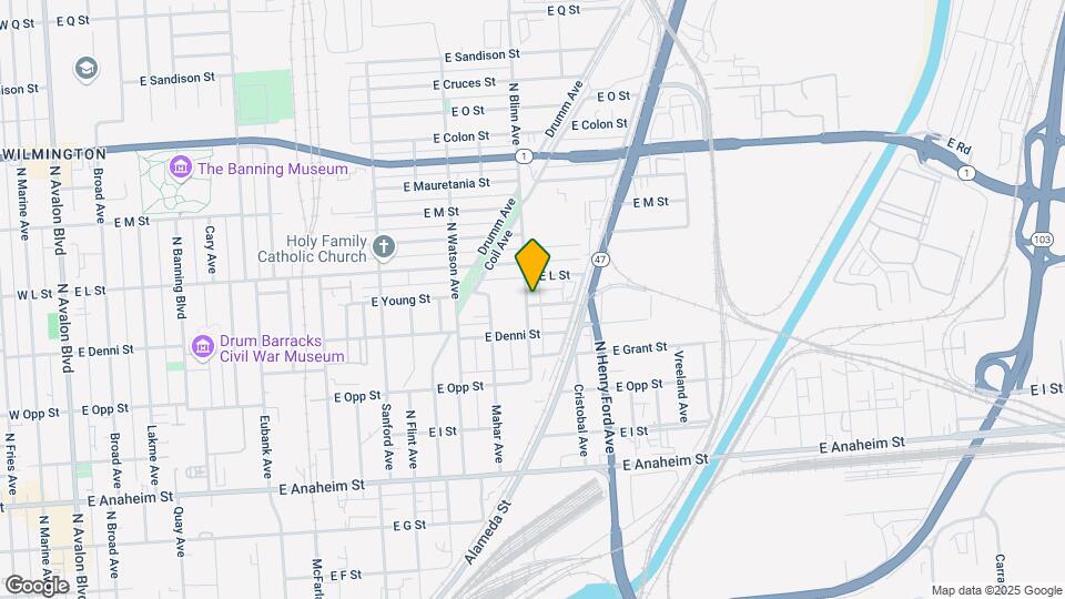 1134 Blinn Ave Map and Location Details