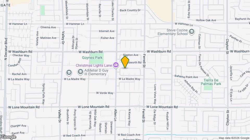 3519 Ocatillo Mesa Way Map and Location Details