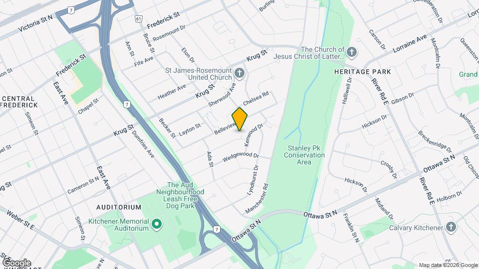 156 Donald St Map and Location Details