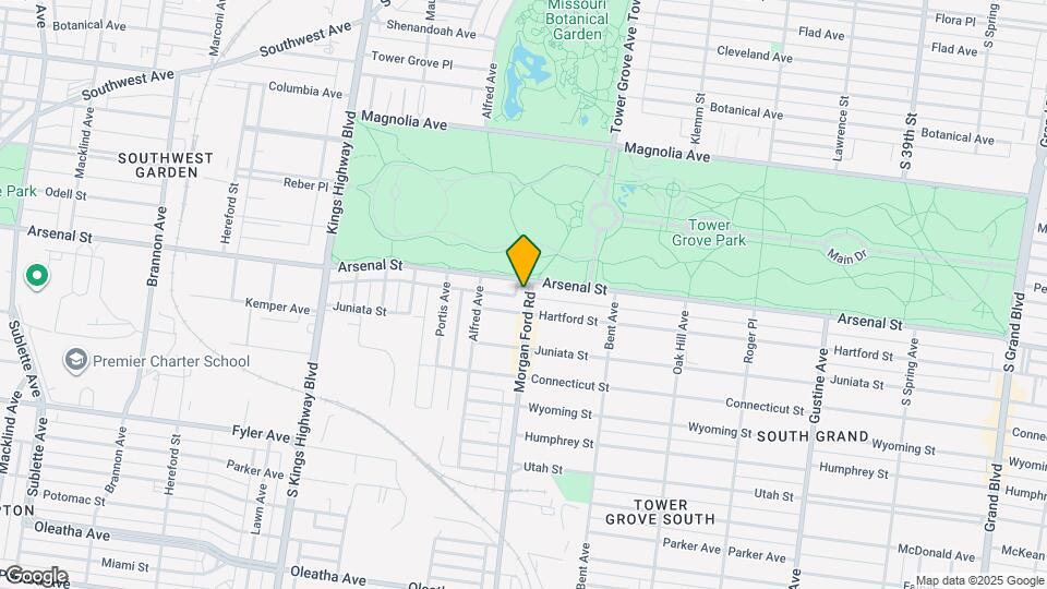 3111 Morganford Rd, Unit 1st FL Map and Location Details