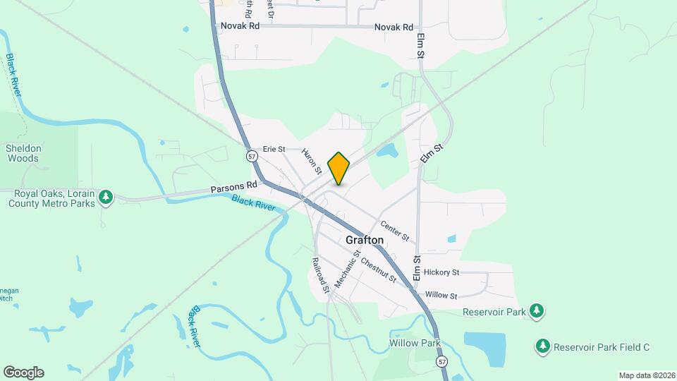 954 Center St Mapa y Detalles de la Ubicación