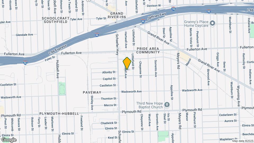 12234 Hartwell St Map and Location Details
