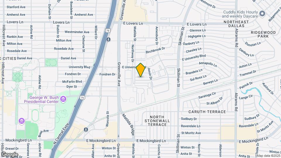 5833 Sandhurst Ln Map and Location Details