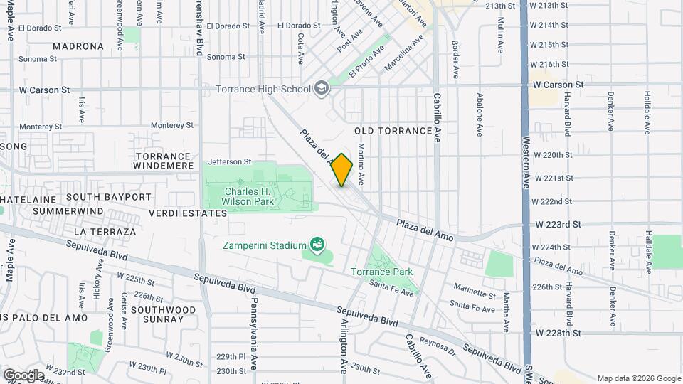 2100 Plaza del Amo Map and Location Details