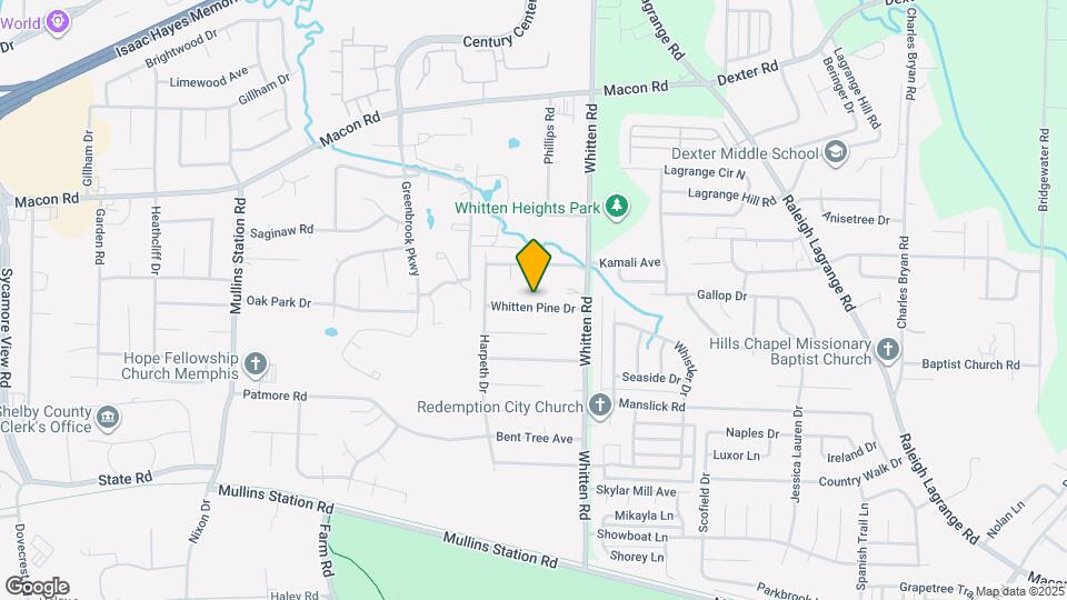 6714 Whitten Pine Dr Map and Location Details