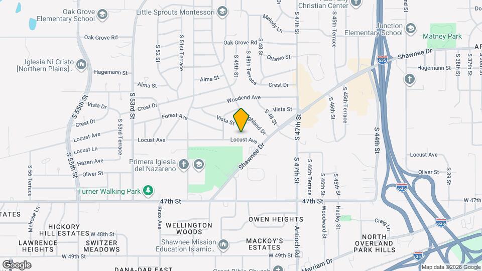 4842 Locust Ave Map and Location Details