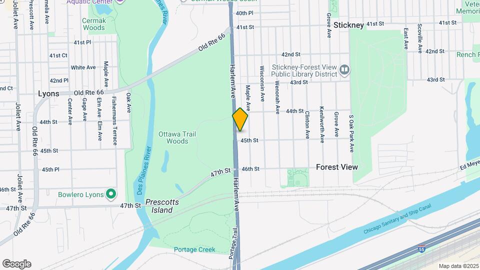 4453 S Harlem Ave, Unit 2A Map and Location Details