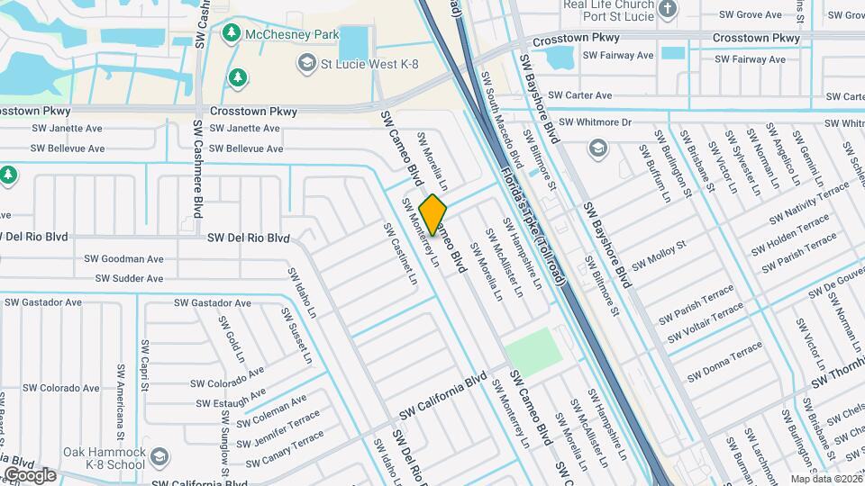 1761 SW Monterrey Ln Map and Location Details