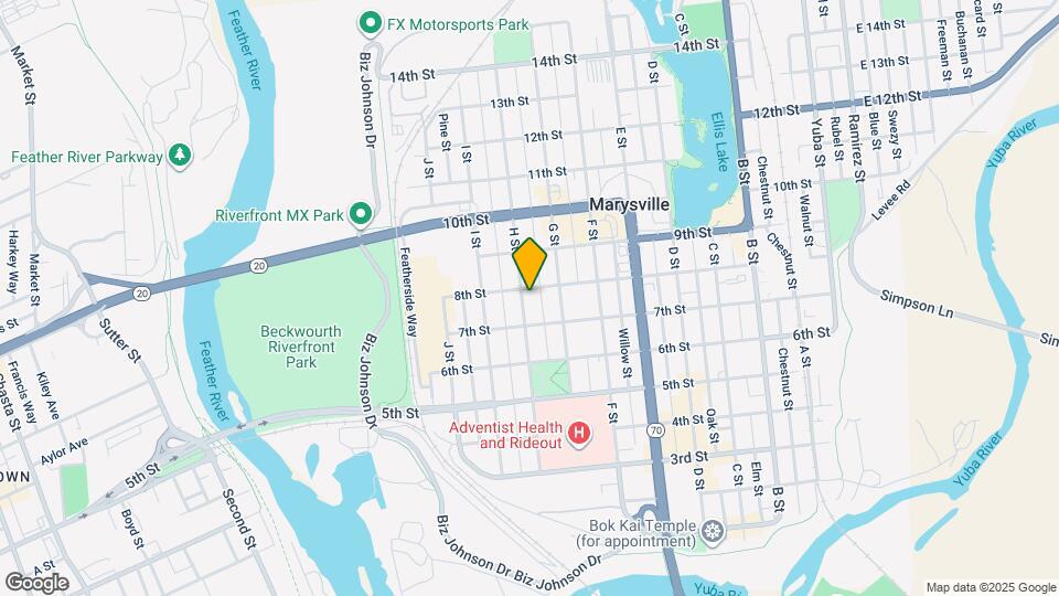 723-725 H St Map and Location Details