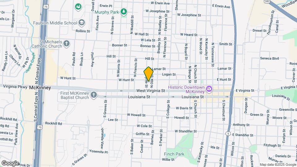 210 N Byrne St Mapa y Detalles de la Ubicación