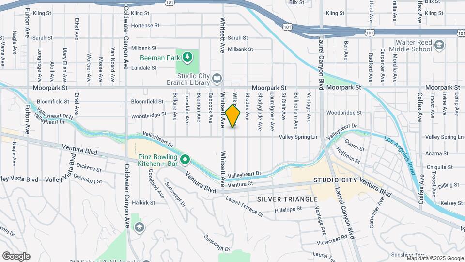 4213 Wilkinson Ave Map and Location Details