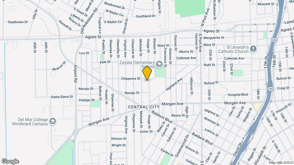 413 Osage St Map and Location Details