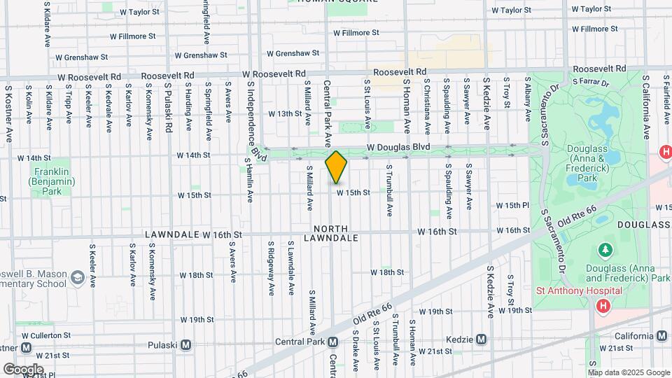 3548 W 15th St Map and Location Details
