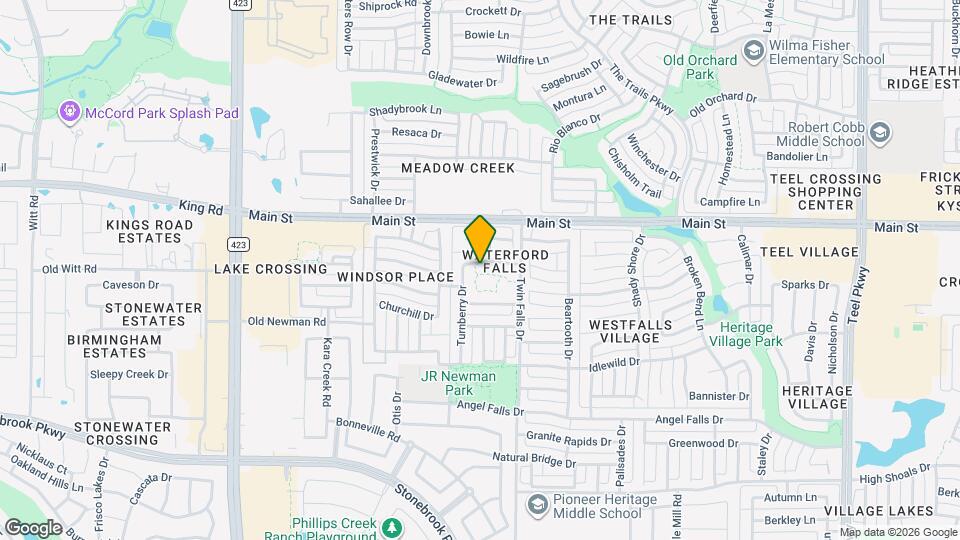 1369 Royal Oaks Dr Mapa y Detalles de la Ubicación