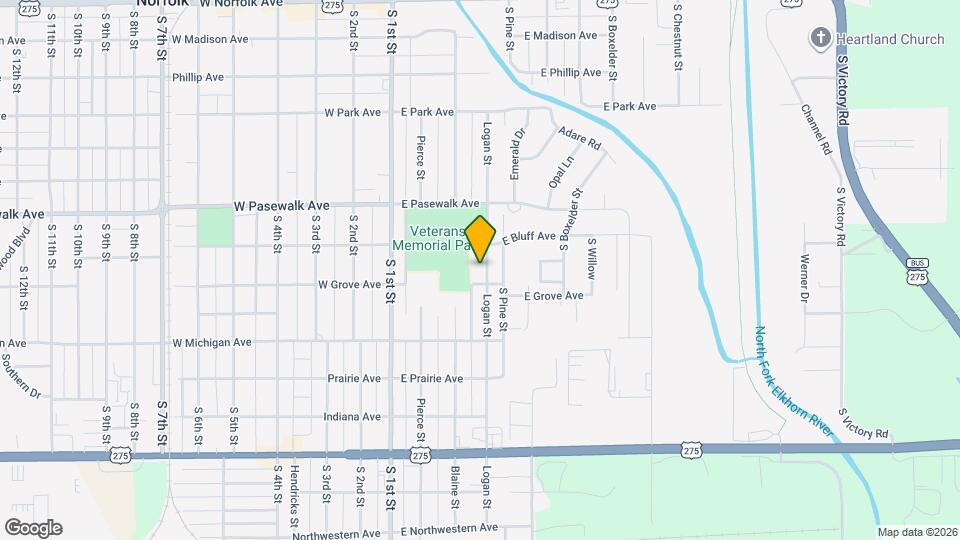 812 Logan St Map and Location Details