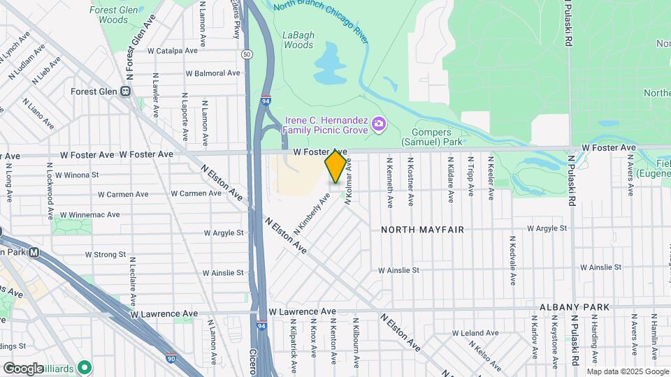 5101 N Kenton Ave Map and Location Details