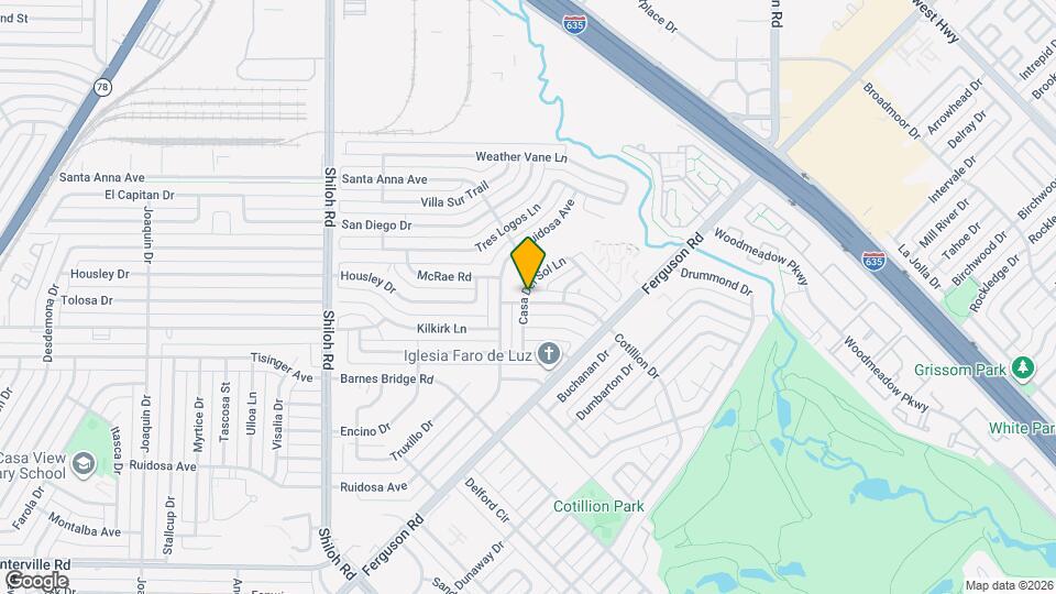11627 Cotillion Dr Map and Location Details