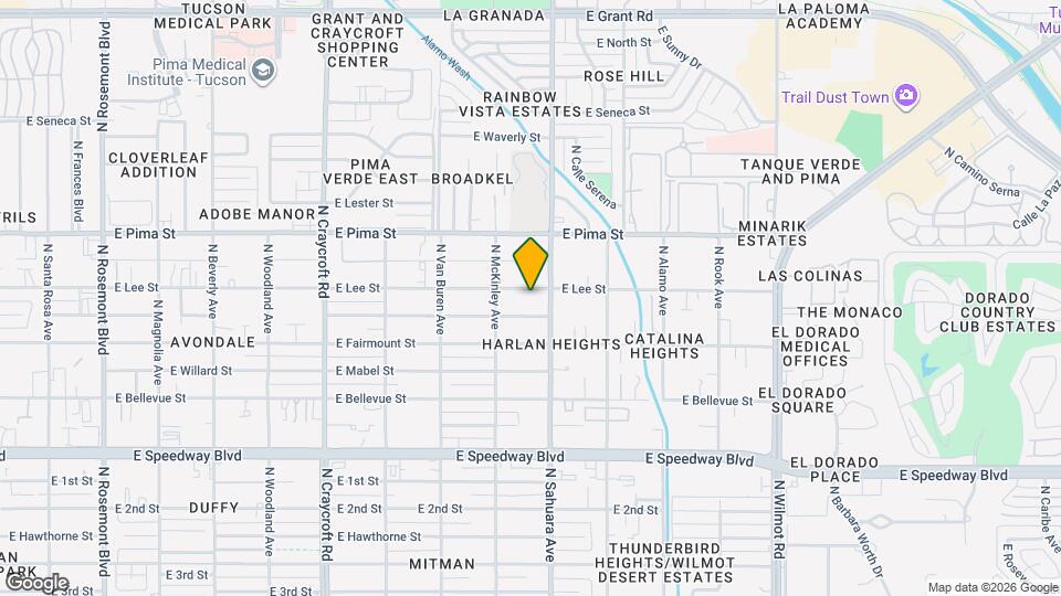 5836 E Lee St Map and Location Details