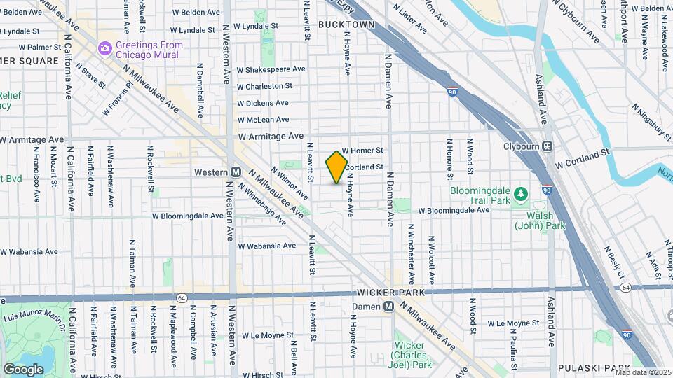 2119 W Moffat St Map and Location Details