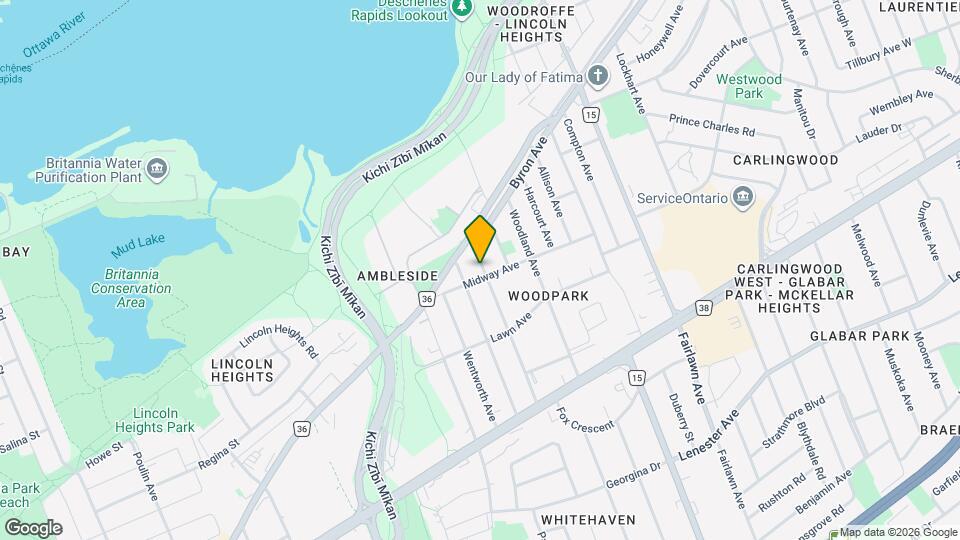 250 Richardson Ave Map and Location Details