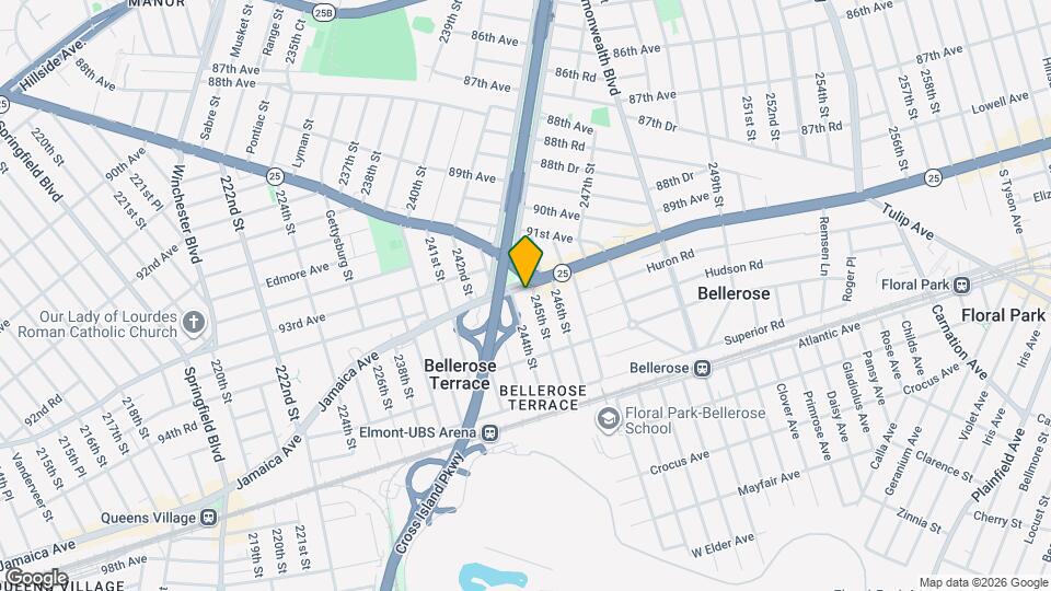 244-10 Jericho Tpke Map and Location Details