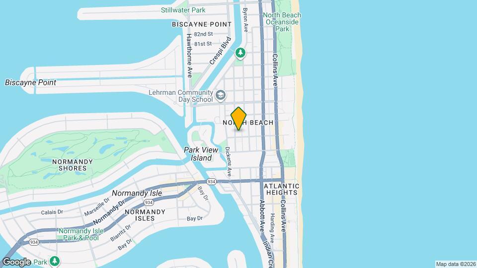 7411 Carlyle Ave Map and Location Details