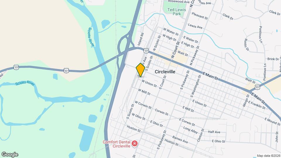 210 W Union St Map and Location Details