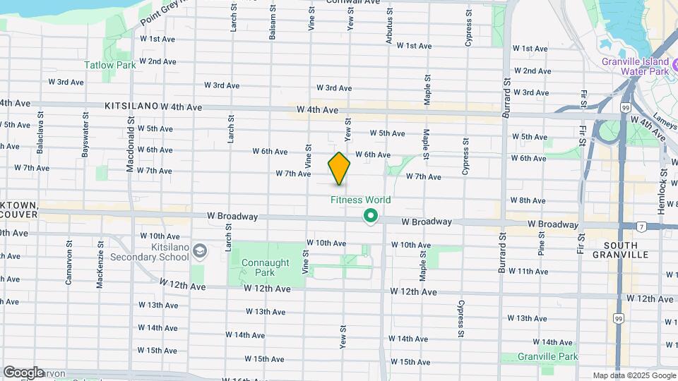 2225 W 8th Ave Map and Location Details
