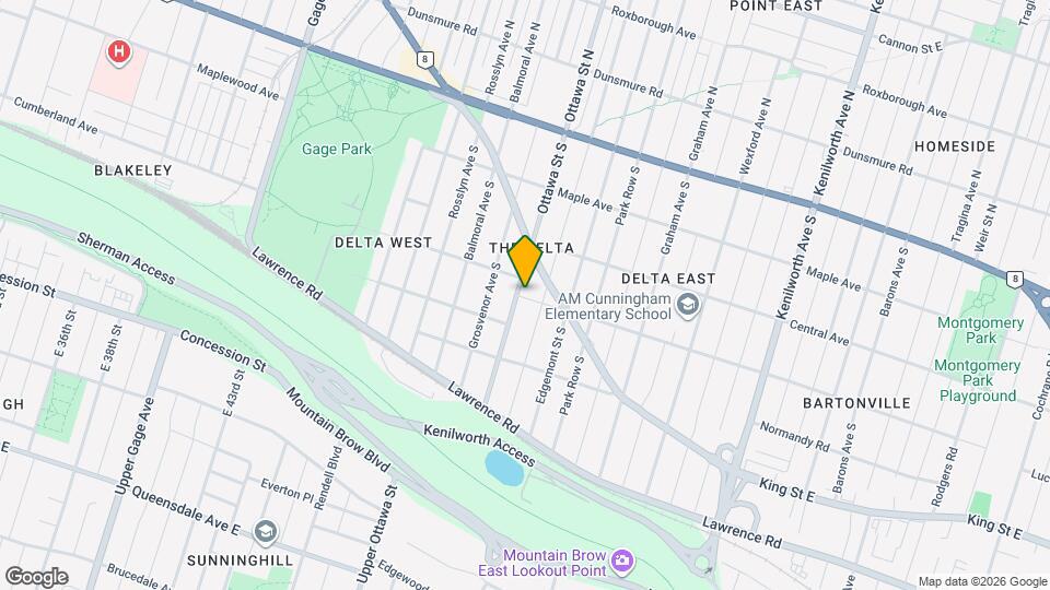 169 Ottawa St S Map and Location Details