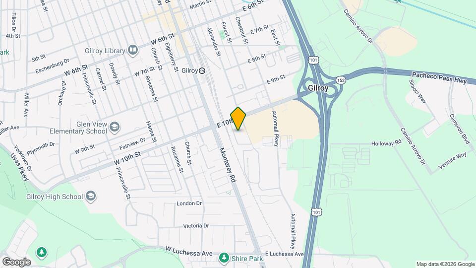 200 E 10th St Map and Location Details