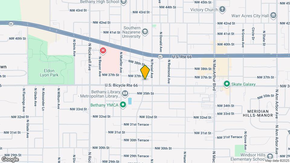 3708 N College Ave Map and Location Details