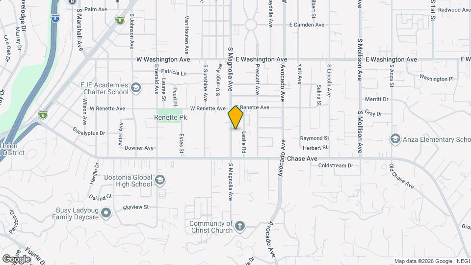 939 S Magnolia Ave Map and Location Details