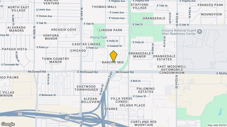 4624 E Almeria Rd Mapa y Detalles de la Ubicación