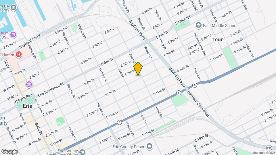 646 E 9th St, Unit Apt 2 Map and Location Details