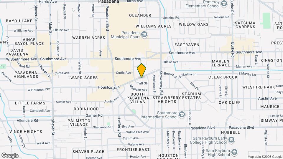 1206 Houston Ave Map and Location Details