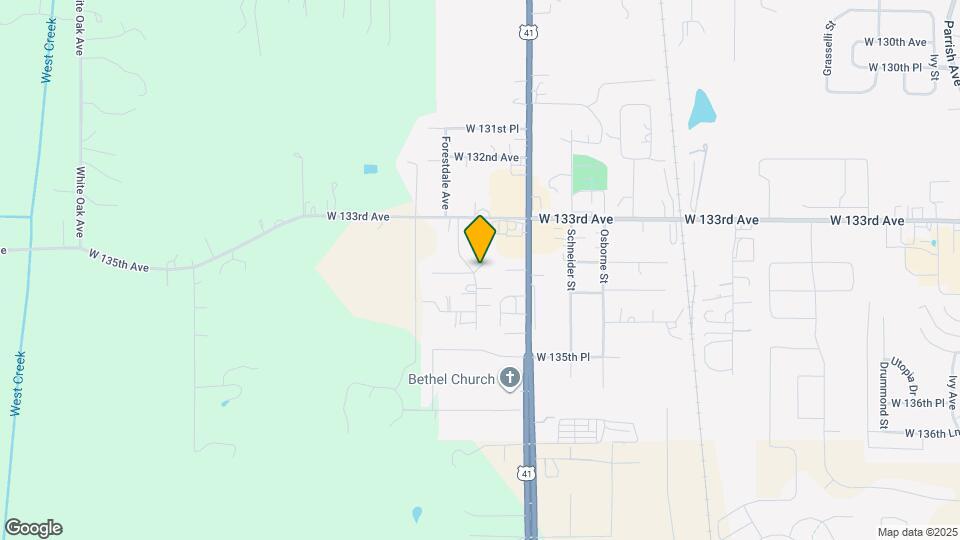 11395 W 133rd Ln Map and Location Details