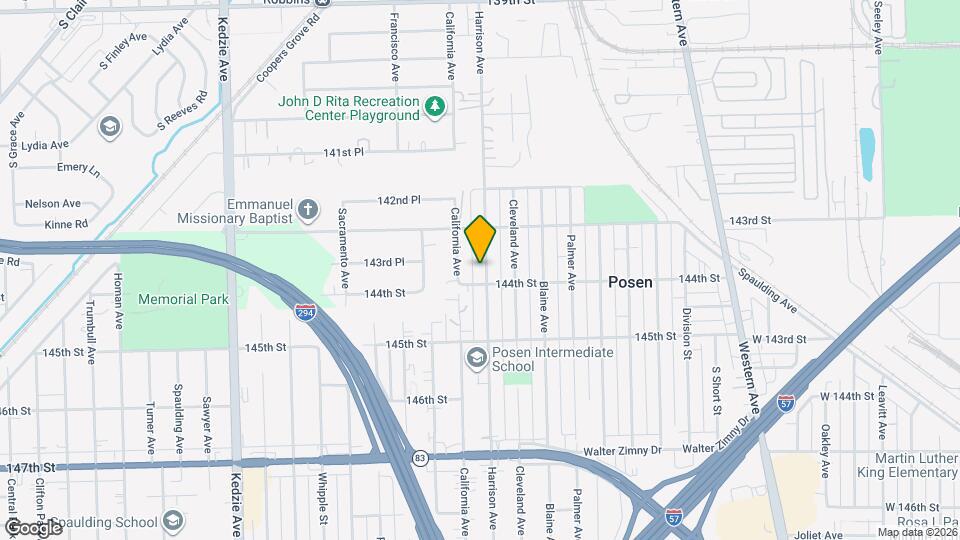 14336 Harrison Ave Map and Location Details