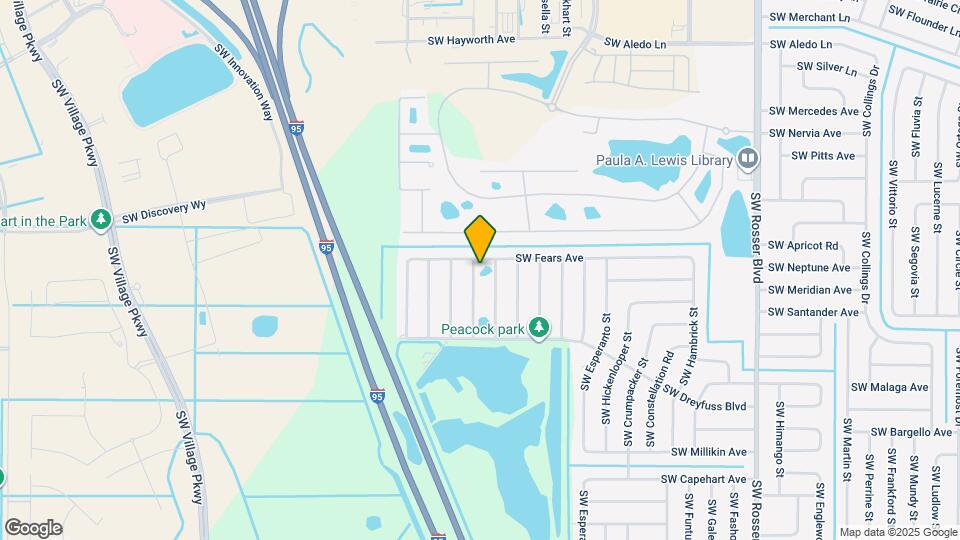 3109 SW Curcuma St Map and Location Details