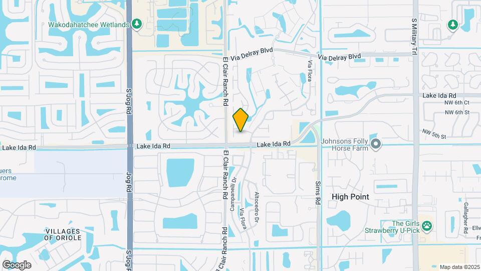 13899 Via Aurora Map and Location Details