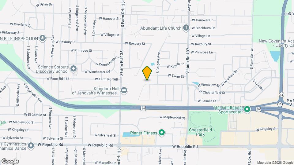 2947 W Westview St Map and Location Details